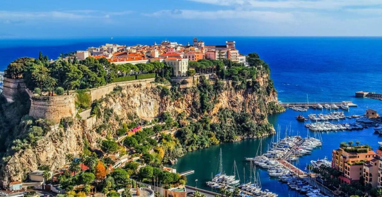 Luxurious Flat At 5 Min By Walk To Monaco, Free Parking And Sea View Apartment Beausoleil Exterior photo